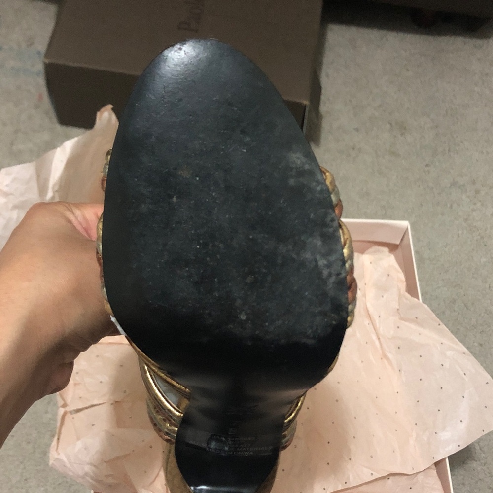 Bcbgeneration Oro Multi Python Print Heels - image 4